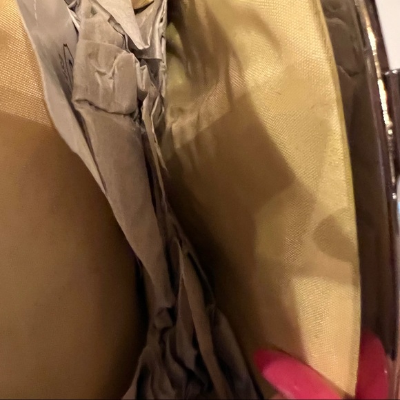 Coach Brown kiss lock Change Purse - Picture 2 of 2